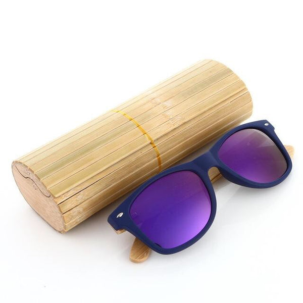 Polarized 'Zebra' Bamboo Sunglasses