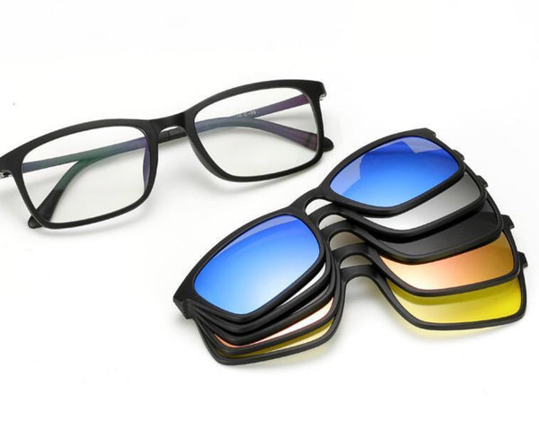 Magnetic Lens Polarized Sunglasses 5 in 1
