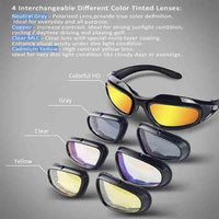 Polarised Anti-Dust Sunglasses 4 Lens Kit